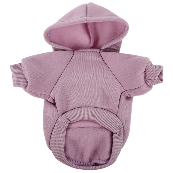 NICEXMAS Warm Cotton Puppy Hoodie in Violet for Daily Wear Outdoor Activities and Special Occasions