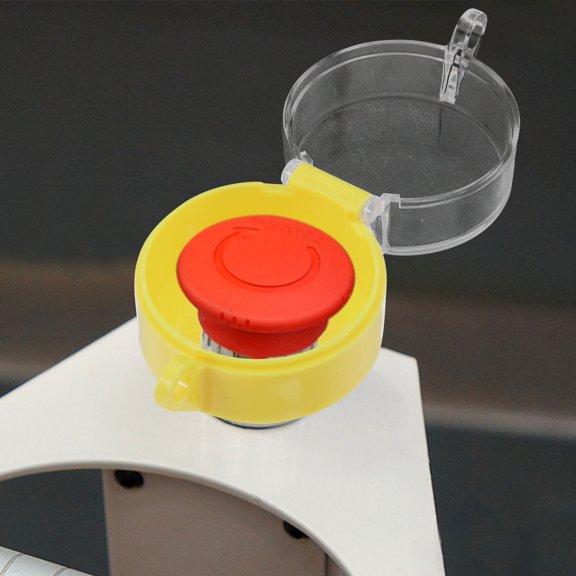 NICEXMAS Emergency Stop Button Prevent Accidental Operation Yellow 1Pack
