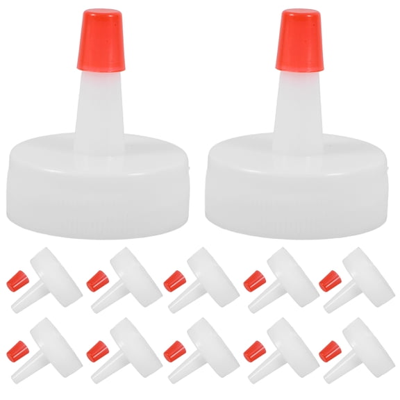 TINKSKY FRCOLOR 20pcs Upside Down Bottle Dispenser Cap for Easy Dispensing and Finish Bottle Cap