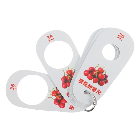 NICEXMAS High Precision Plastic Caliper Ruler for Measuring Diameter of Cherry, Blueberry, and Various Fruits