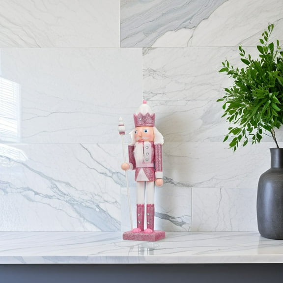 IMIKEYA Wooden Nutcracker Puppet Ornament for Holiday Decoration Imikeya 1Pc