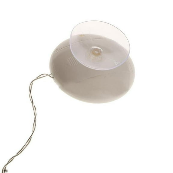 NICEXMAS Christmas Window Lights Battery Powered White LED Hanging Lights for Indoor Use