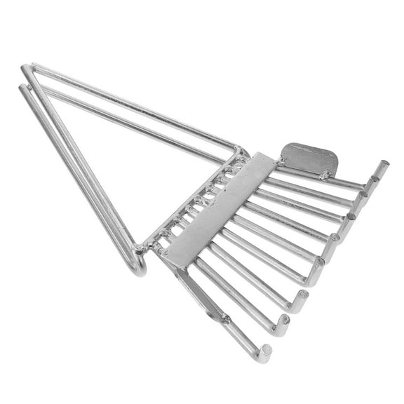 NICEXMAS Nut Picker Metal Tool Silver Harvesting Agricultural Work 1Pack