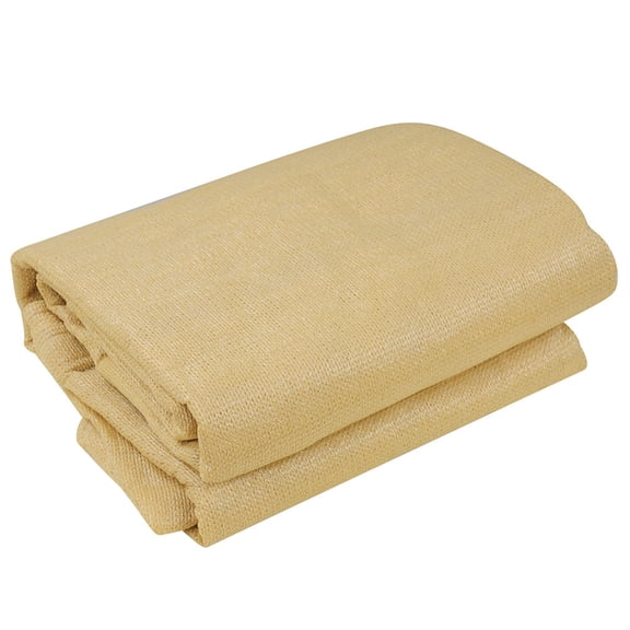 NICEXMAS Beige Hanging Triangle Canopy Sun Shade for Backyard Patio with Heavy Duty Stitching