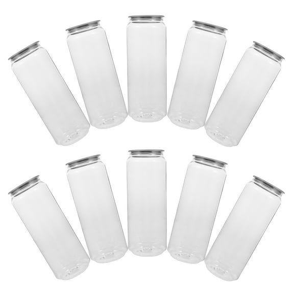 NICEXMAS Nicexmas Juice Bottles Lightweight Compact Transparent 10Pcs
