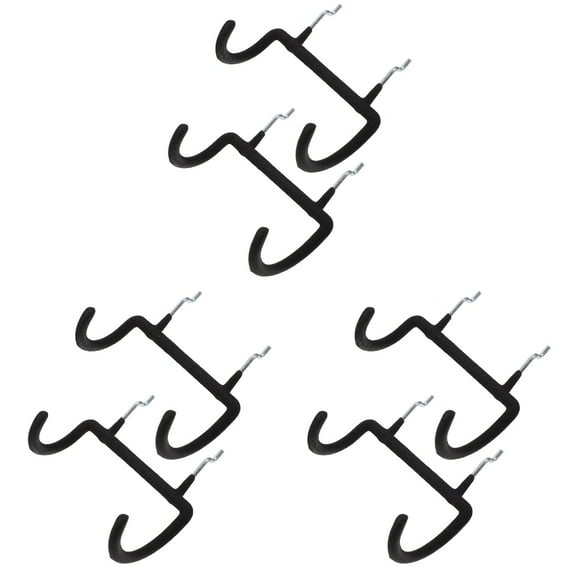 TINKSKY Pegboard Hook Peg Drill Holder Power Hooks Hangers Holder Board Steel Pegs Pegboard Tool Duty Set Storage Garage Utility