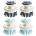 thumbnail image 1 of NICEXMAS 4Pcs Household Scrub Brush for Dish Cleaning Practical Plastic Kitchen Cleaning Tools, 1 of 8