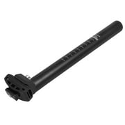 TINKSKY Seat Post Alluminium Alloy Bike Replacement Extra Long Seatpost Suitable for Most Mountain Bike Road Bike MTB BMX (Black)