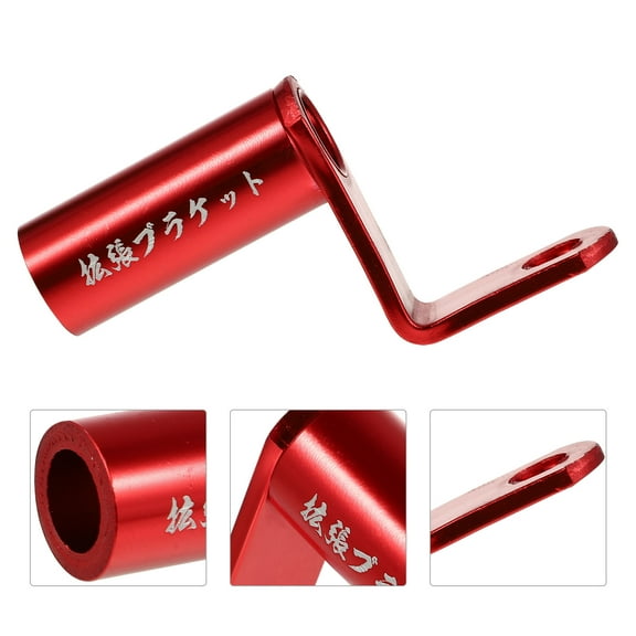 TINKSKY Side Mount Motorcycle Bracket for External Headlight Aluminium Alloy Red 1Pack
