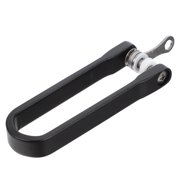 NICEXMAS Carabiner Keychain Clip Key Holder Black Aluminum Alloy 1Pcs