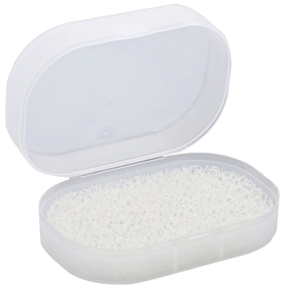 TINKSKY Travel Soap Case with Lid Soap Box Rectangular PP Water Drainage Kitchen 1Pack