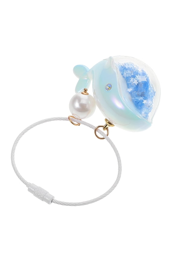 Cute Plush Dolphin Keychain with Whale Charm, Ideal Couple Key Accessory for Matching Sets and
