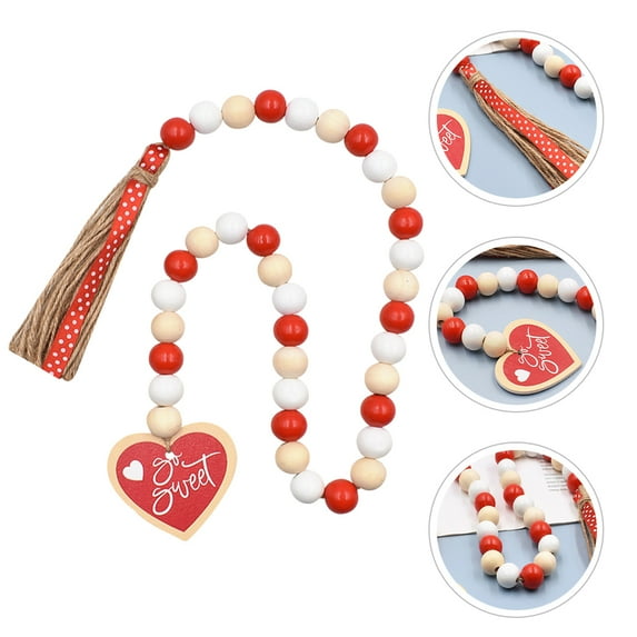 NICEXMAS Valentine’s Day Watermelon Red Hanging Garland Decoration Set for Party and Home