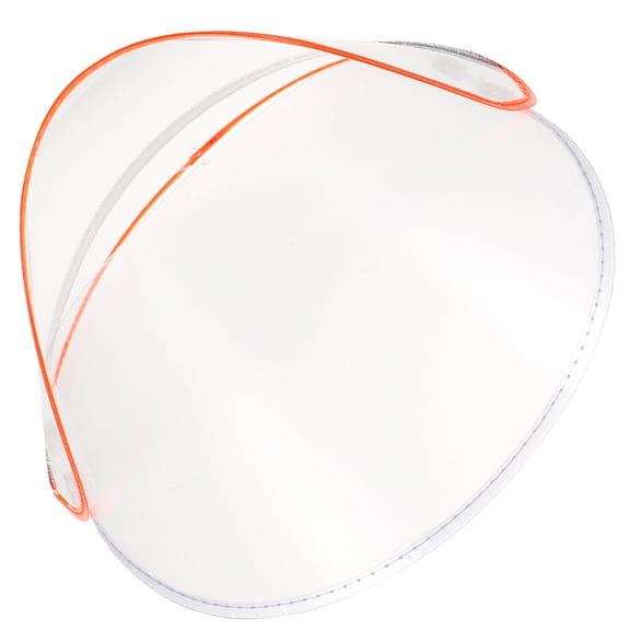 NICEXMAS Raincoat Hat Shield Transparent Cap Brim for Comfortable Dry Weather Use