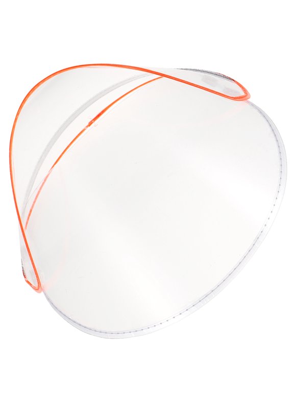 Raincoat Face Protector with Transparent Brim for Shops
