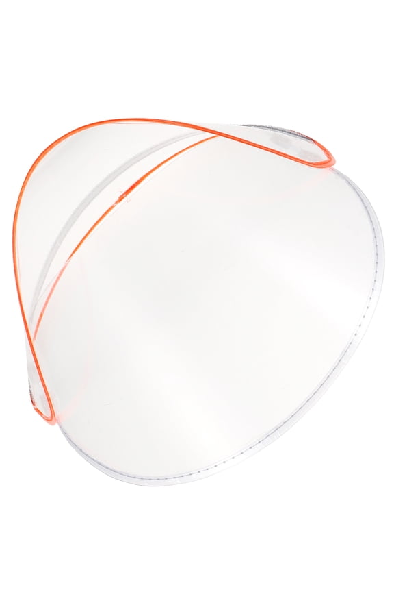 Transparent Raincoat Hat Shield with Cap Brim for Comfortable Dry Weather and Outdoor Use