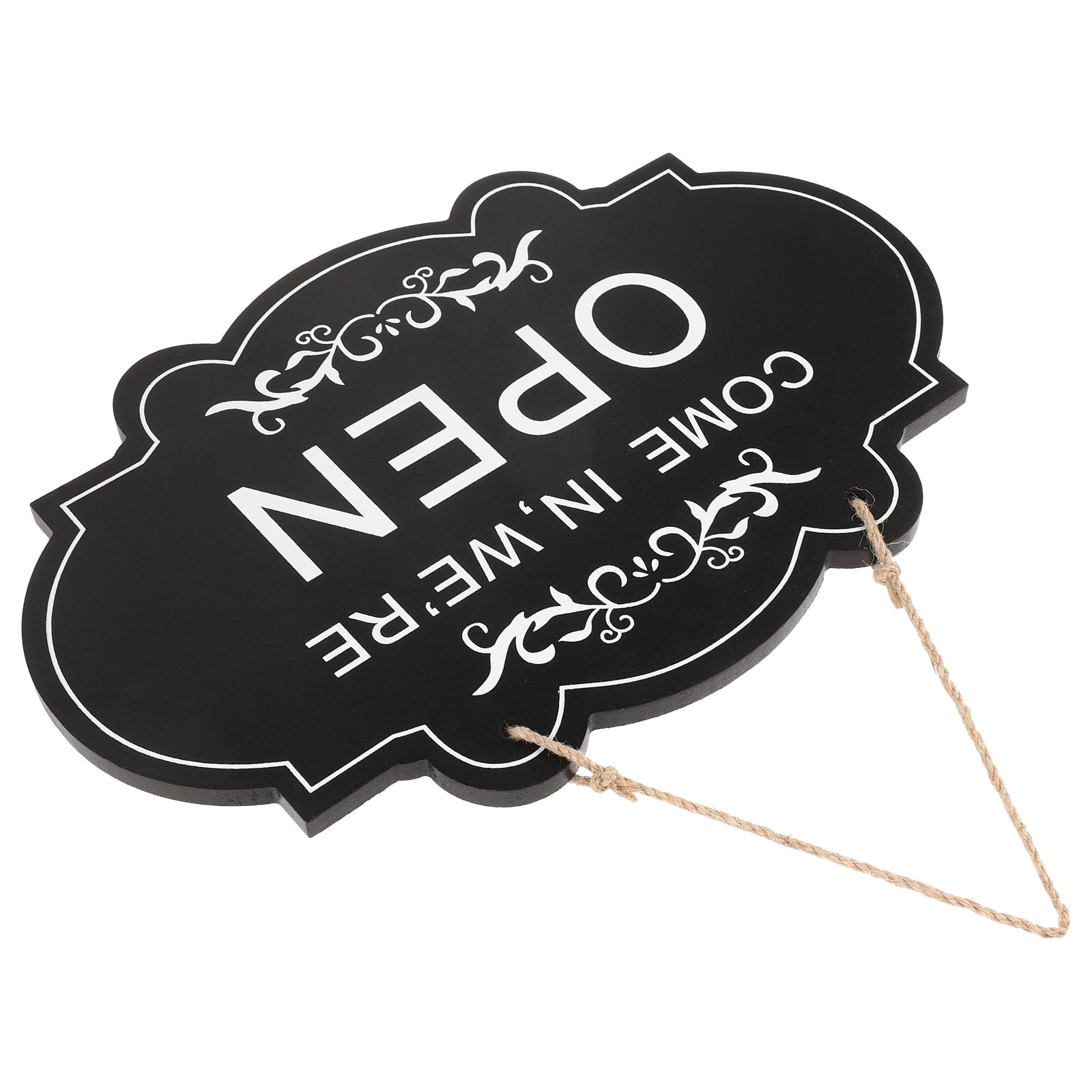 NICEXMAS Wooden Open Closed Hanging Sign Double-Sided Business Door ...