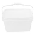 thumbnail image 1 of NICEXMAS Nicexmas Lightweight White PP Paint Bucket with Handle for Home Storage, 1 of 8