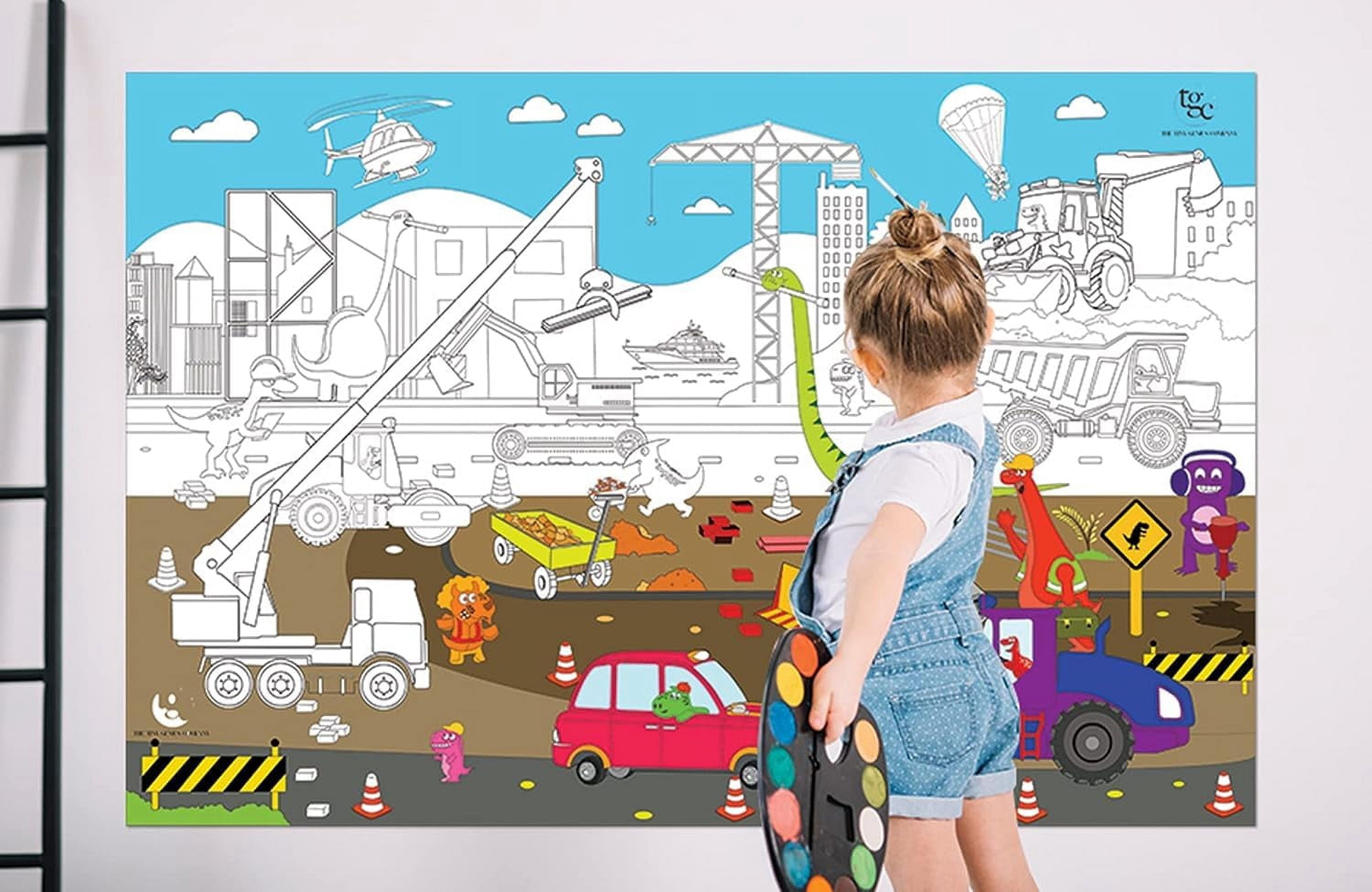 THE TINY GENIUS COMPANY Giant Color Poster, 35