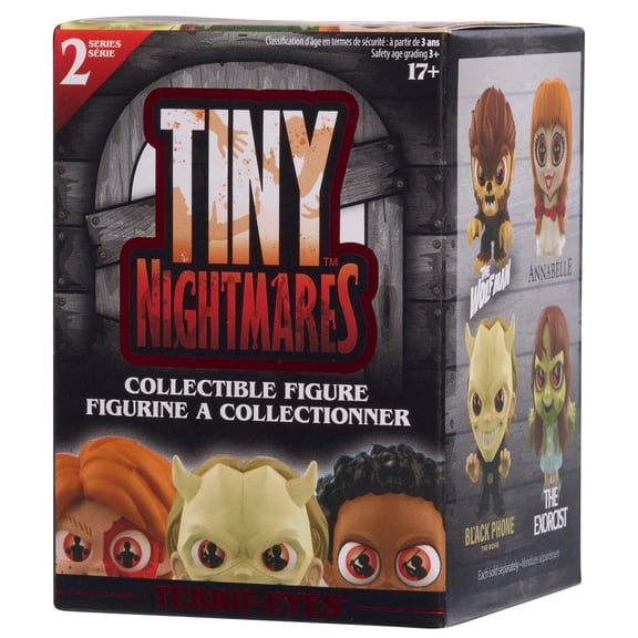 Tiny Nightmares Collectible 3 Inch Figures Blind Box Wave 1, Collectible 3-inch Toy Figures, for Boys and Girls Ages 17 years and up