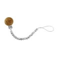 thumbnail image 1 of TINY TEETHERS PAC022 PACIFIER CLIP WITH MARBLE BEADS ON AN, 1 of 3