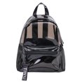 thumbnail image 1 of Tinyat Heavy Duty Transparent Clear backpack See Through Clear Bag for College, Concerts, Sports, Travel and Daily Use (black/9051), 1 of 7