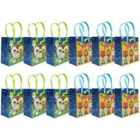 TINYMILLS Nativity Religious Holiday Party Favor Bags Treat Bags, 12 Pack for Christmas