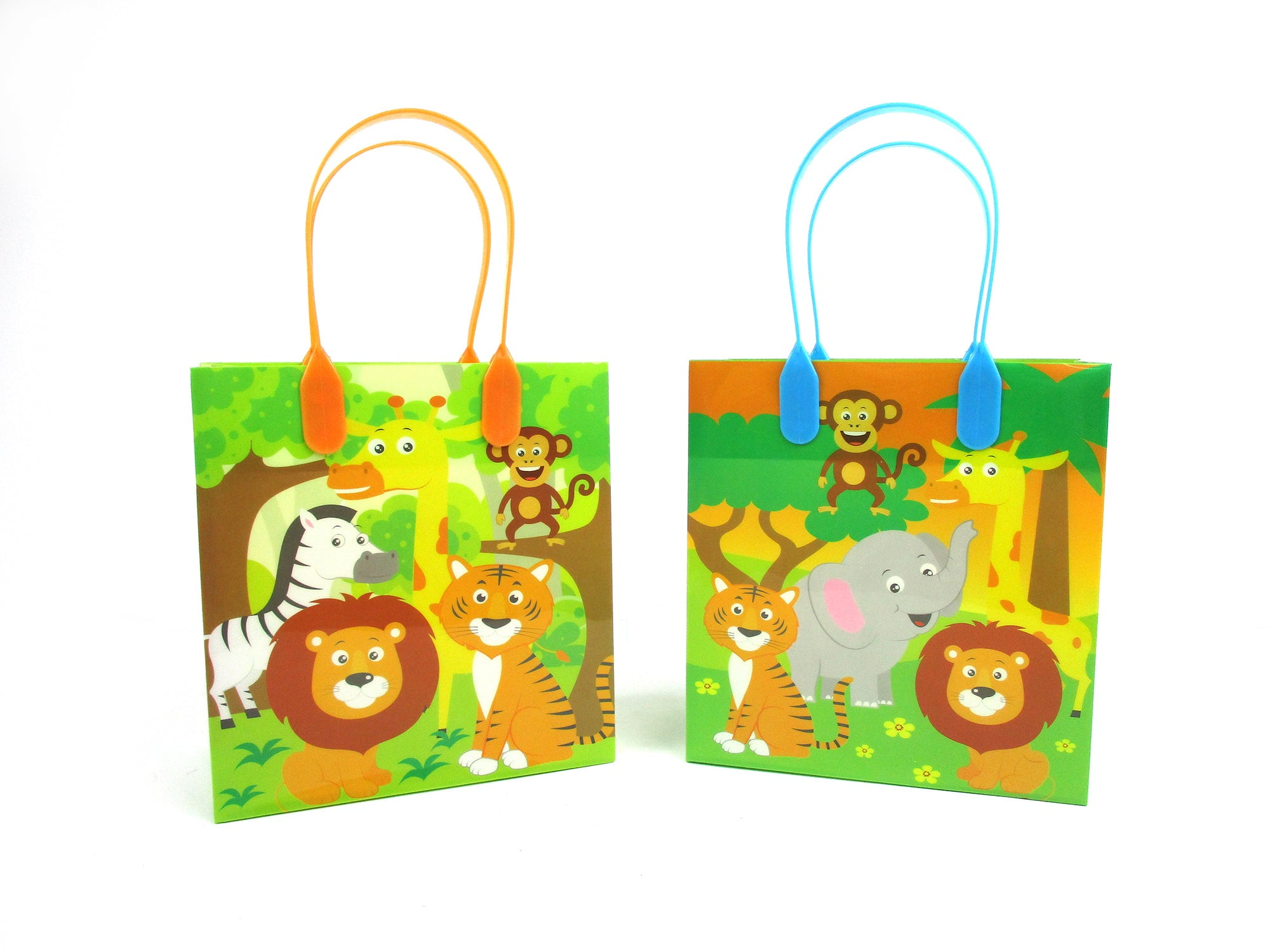 13 Fun Colorful Animals Gift Bags - Medium Large Size (13x10x5 Inch), Sturdy Paper With Handles For Kids Parties - View #5
