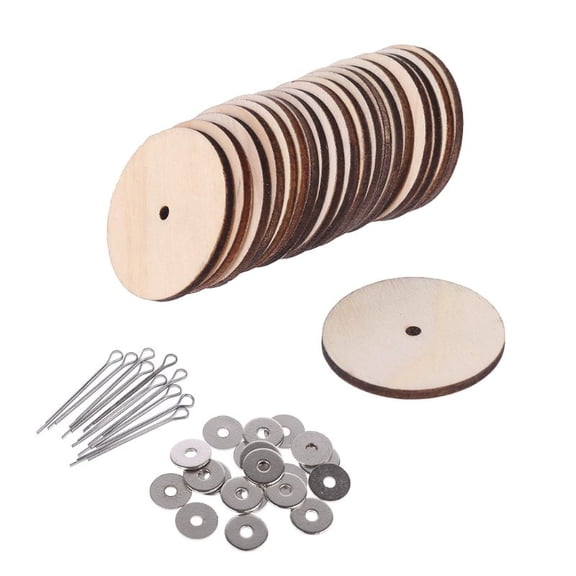 TINYSOME 10 Sets Wood Joints Connectors for Handmade Bear Craft Children Kids Toy DIY Scr