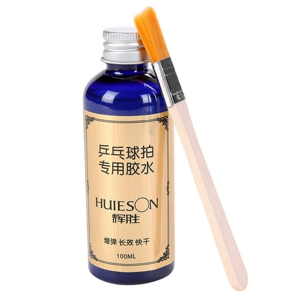 TINYSOME 100ml Table Tennis Glue Professional Speed Liquid Super Special Brush Accessory