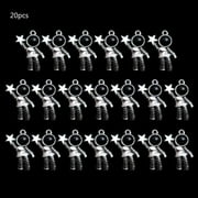 TINYSOME 20x Universe Astronaut Pendants Antique Silvery Space Man Jewelry Making