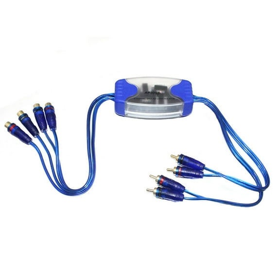 TINYSOME 4RCA Audio Noise Filter Suppressor Ground Loop Isolator Car Home Stereo System