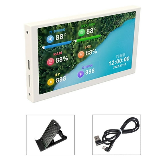 TINYSOME 5 Inch IPS TYPE-C Secondary Screen Computer CPU GPU HDD Monitor USB Display