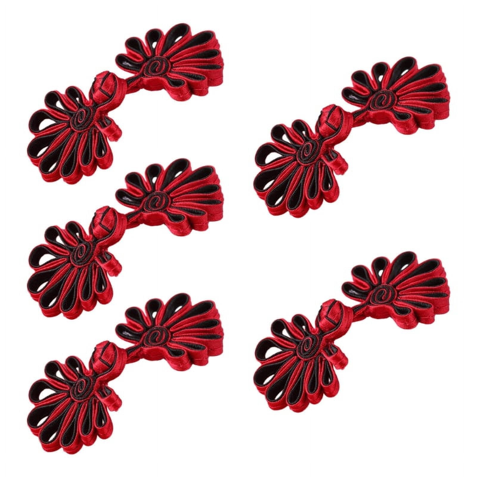 TINYSOME 5 Pairs/Pack Cheongsam Closure Sewing Fasteners Chinese Knots ...