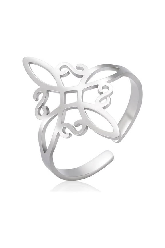 Adjustable Open Finger Rings Witches Knot Rings Jewelry Birthday Gift for Women