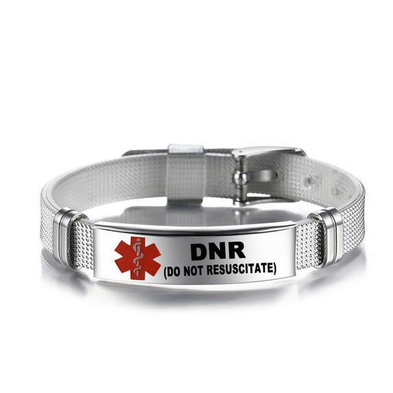TINYSOME Adjustable Wristband Emergency Medical Bracelets Medical Alert IDs Bracelet