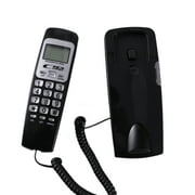 TINYSOME B666 Corded Phone Small Corded Landline Flash Redialing LCD Display Home Office Telephone Fixed Landline