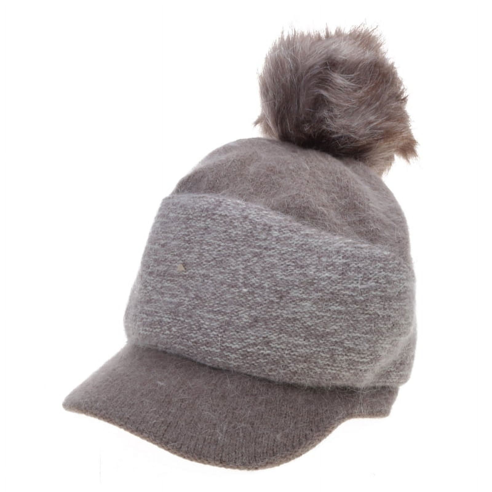 TINYSOME Baseball Cap Outdoor Sports Knitted Fuzzy Warm Pompom