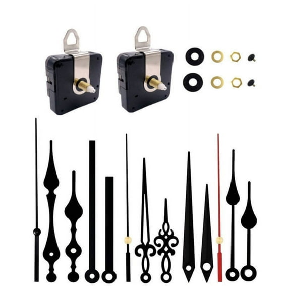 TINYSOME Clock Movements with Different Size Clock Hands Replacement DIY Repair Parts