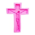 thumbnail image 1 of TINYSOME Cross-Pendant Silicone Resin Molds Jesus Crucifix Epoxy Resin Casting Molds Crystal Wall Pendant Mold for DIY Craft, 1 of 6