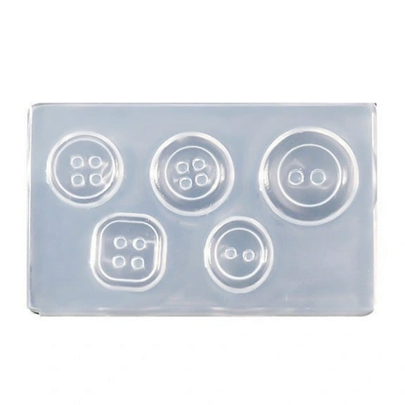 TINYSOME Crystal Epoxy Resin Mold Button Buckle Casting Silicone Mould DIY Crafts Tool