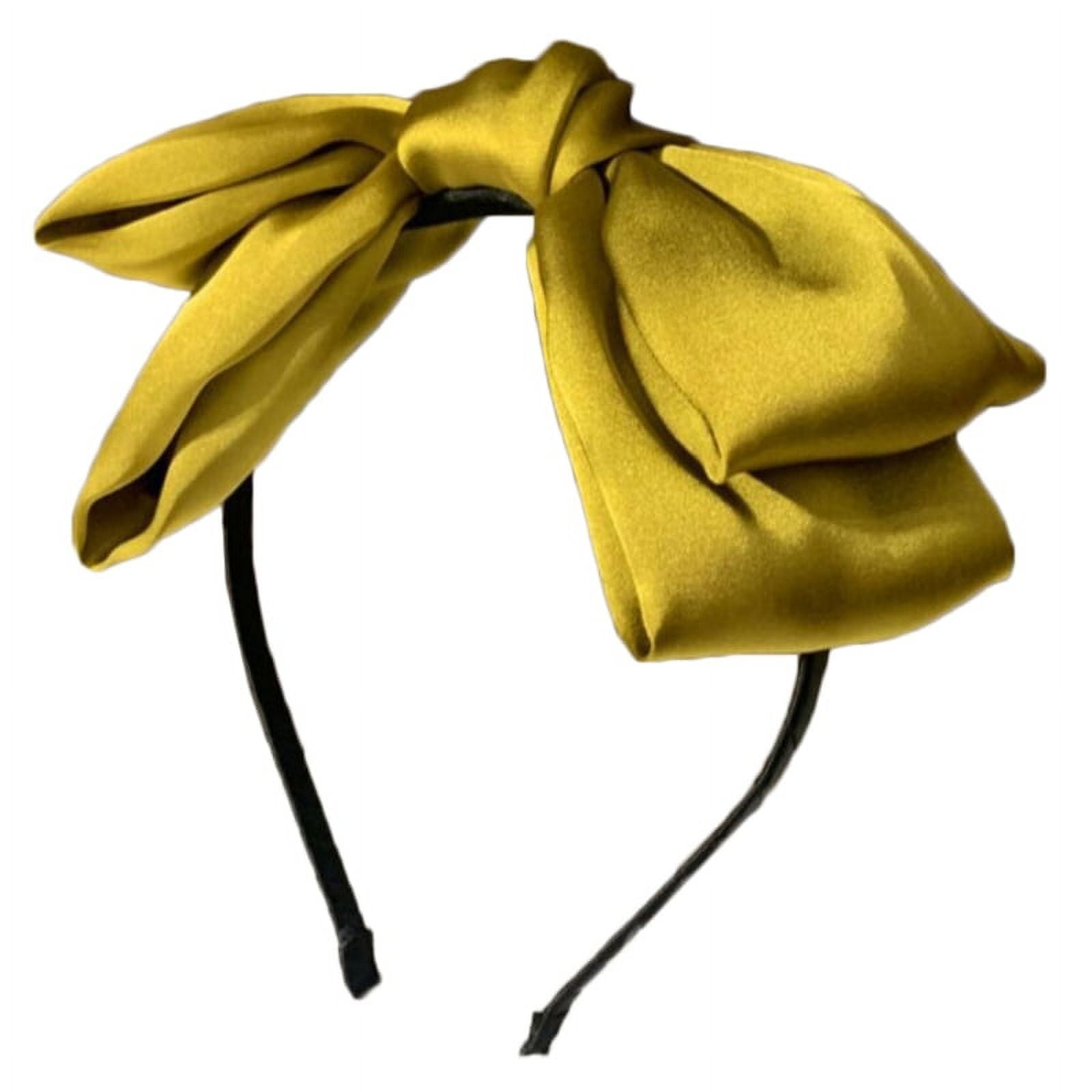 TINYSOME Cute Satin Big Bow Headband Soft Elastic Ribbon Bowknot ...