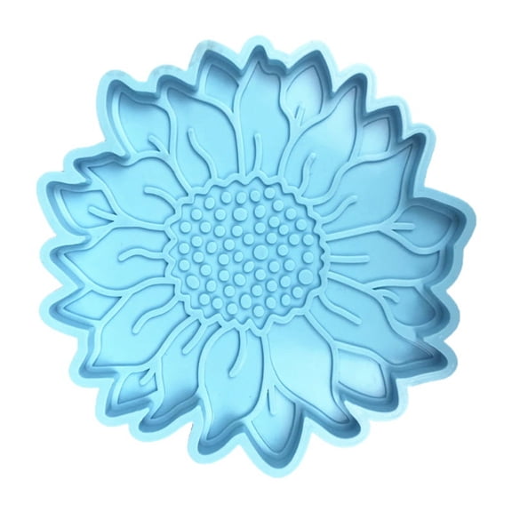 TINYSOME DIY Arts Craft Cups Mats Mold Handmade Sunflower Coaster Epoxy Silicone Mould
