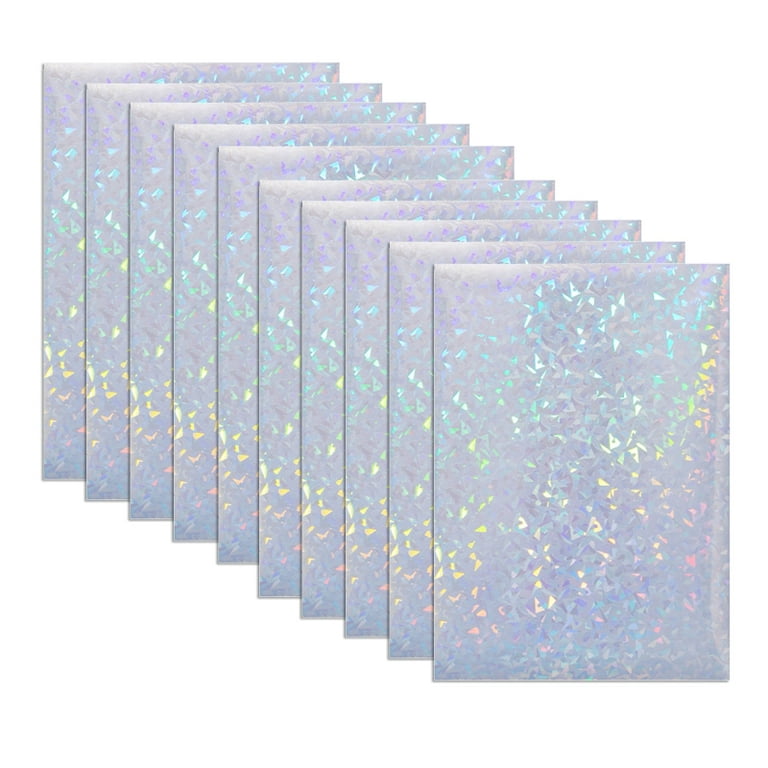 TINYSOME Diamond Holographic Vinyl Inkjet Self Adhesive Printing Paper Vinyl  A4 Size Self-Adhesive Laminate Waterproof Sticker 