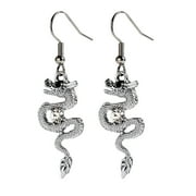 TINYSOME Dragon Pendant Earrings Vintage Chinese Style Ear Rings New Year Ear Ornament