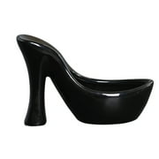 TINYSOME Funny High Heel Shape Candle Holder Ceramic Candle Stand for Bedroom Kitchen