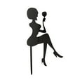 thumbnail image 1 of TINYSOME Goddess Acrylic Cake Topper High-heeled Lady Wine Glass Happy Birthday Cake Topper Beauty Bachelor Party Decoration, 1 of 8