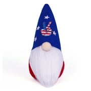 TINYSOME Handmade Faceless Gnome for Independence Day Party Indoor Table Desk Decors
