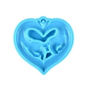 TINYSOME Heart Shape Hand in Hand Pattern Epoxy Resin Mould for Valentines Day Love Gift