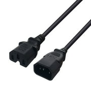 TINYSOME IEC 320 C15 to C14 Adapters Cable C14 to C15 Sockets Laptops Power Adapters